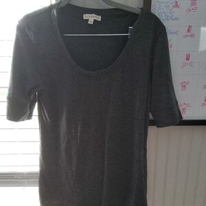 Zenana Outfitters Dark Gray Short Sleeve Tee